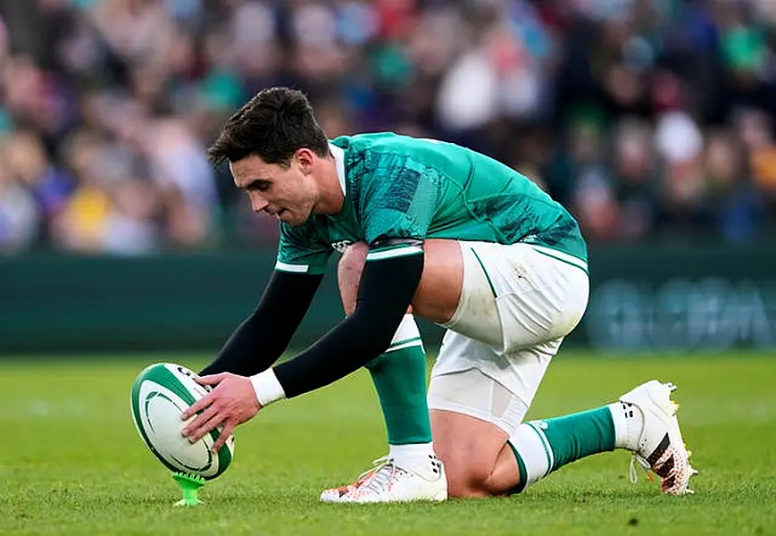 Joey Carbery has retained Ireland's fly-half role ahead of Johnny Sexton