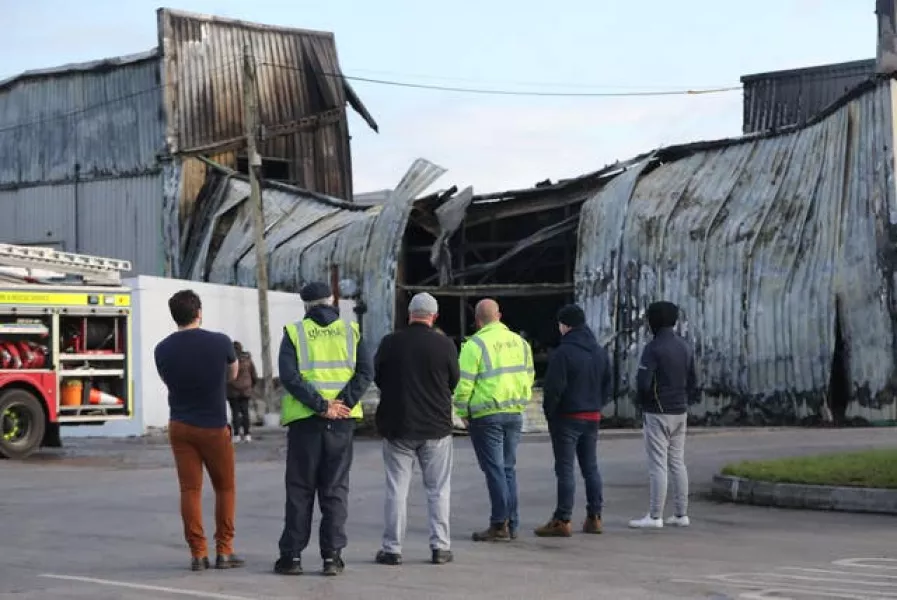 Glenisk's yoghurt factory fire