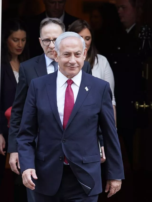 Israeli prime minister Benjamin Netanyahu 