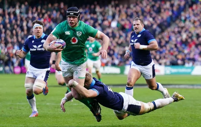 James Ryan won his 50th Test cap during the championship