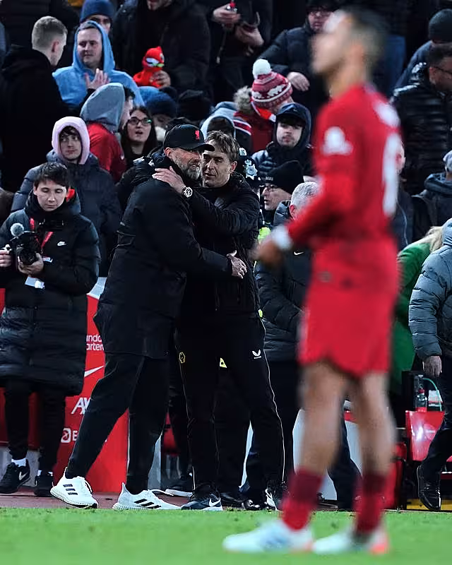 Jurgen Klopp and Julen Lopetegui