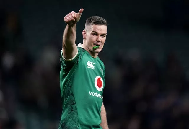Ireland captain Johnny Sexton kicked nine points