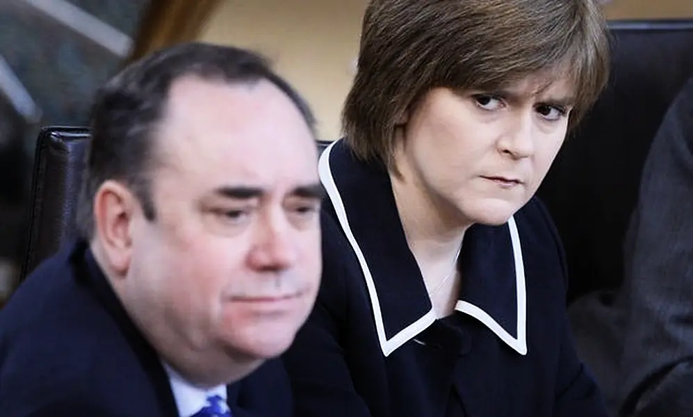 Alex Salmond and Nicola Sturgeon