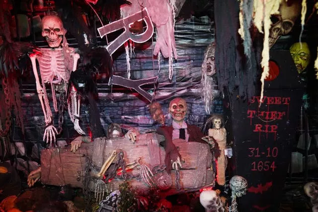 A view of Ken Carraher’s Halloween House of Horrors in Killiney, Dublin 