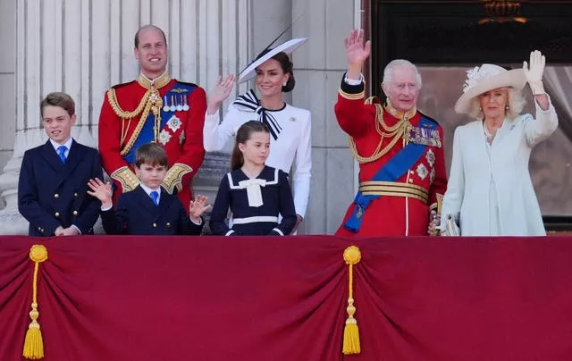 Royal family at Trooping the Colour