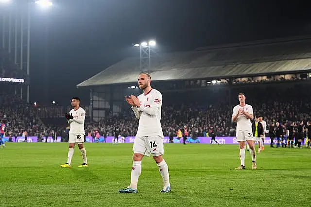 Christian Eriksen applauds United's travelling fans