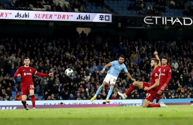 Manchester City v Liverpool – Carabao Cup – Fourth Round – Etihad Stadium