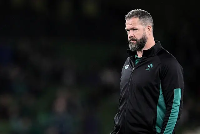 Ireland boss Andy Farrell