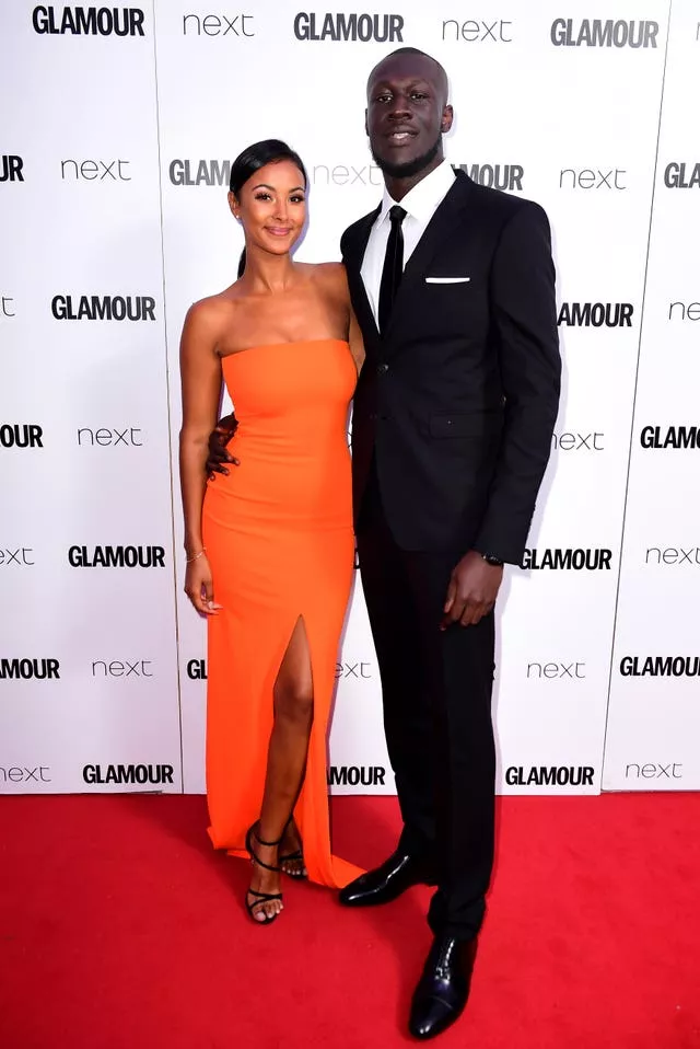 Stormzy and Maya Jama in 2017