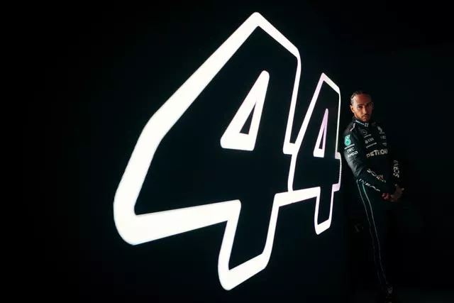 Lewis Hamilton's car number is 44 (