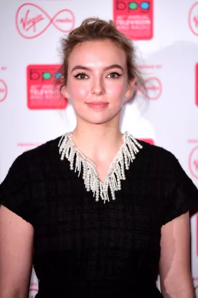 Jodie Comer attends Virgin Media’s 45th Broadcasting Press Guild Awards at Banking Hall in London