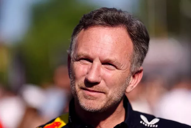 Red Bull Racing team principal Christian Horner during the Emilia Romagna Grand Prix practice and qualifying day