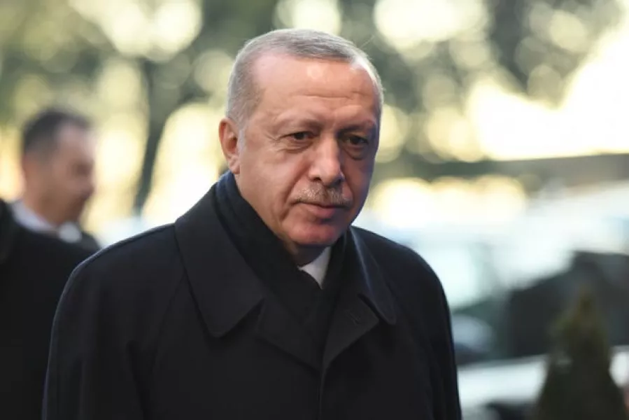 Turkish President Recep Tayyip Erdogan