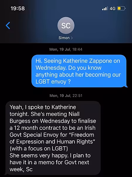 Varadkar texts