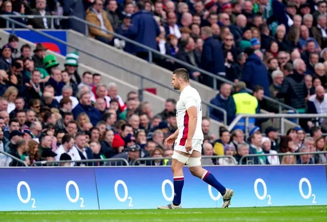 England’s Charlie Ewels was sent off after just 82 seconds