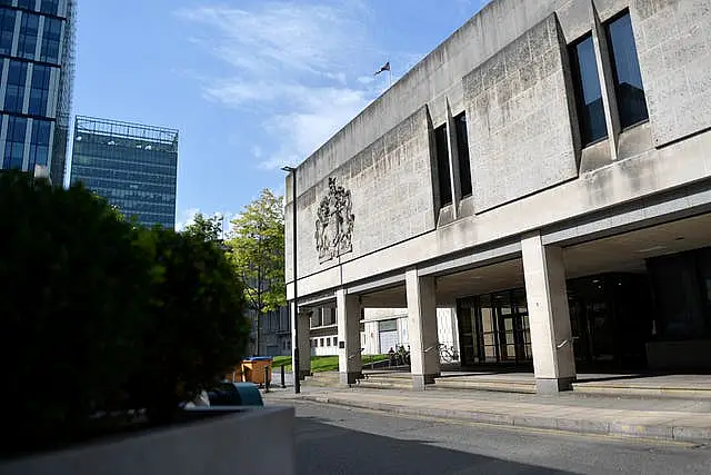 Manchester Crown Court (Crown Square) in central Manchester