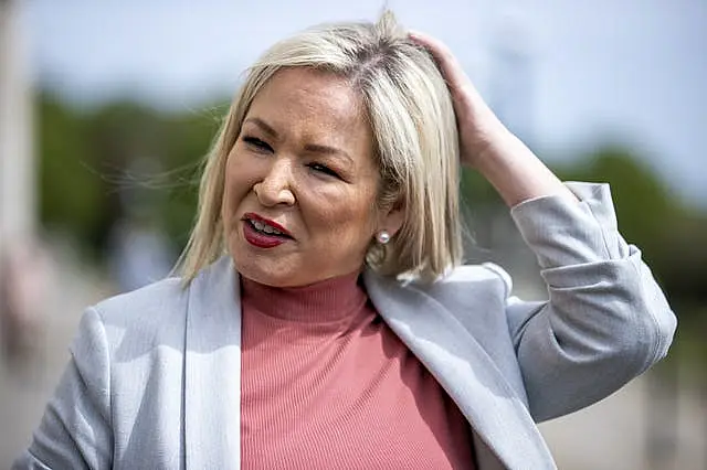 Sinn Fein vice president Michelle O’Neill 