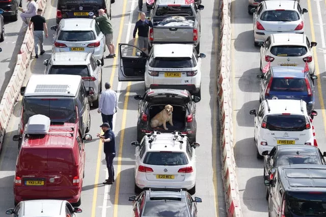 Queues at the Port of Dover