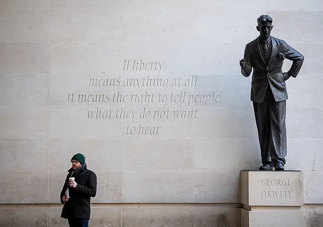 George Orwell statue