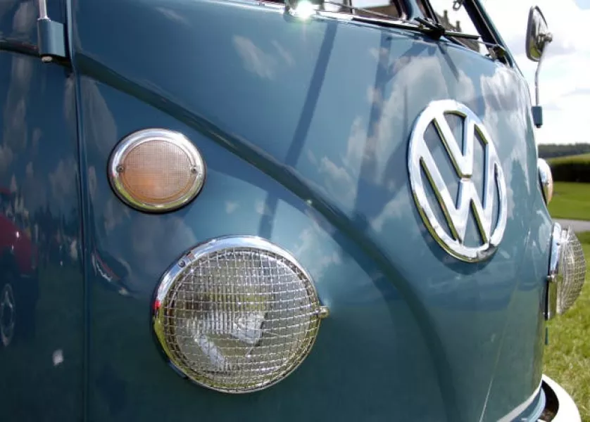 A Volkswagen camper van (Alistair Wilson 50/50/AP)