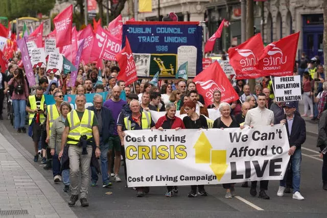 Cost of Living Coalition march