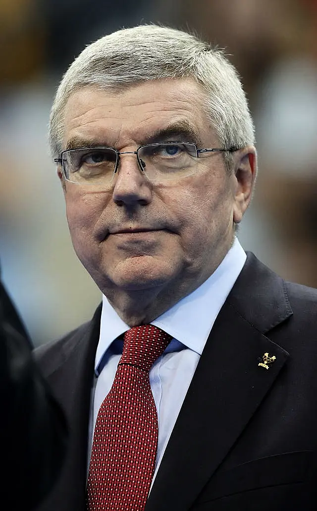 IOC president Thomas Bach has spoken of the need to