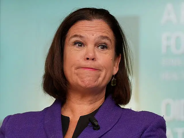 Sinn Fein's Mary Lou McDonald