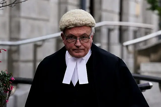 Mr Justice Alexander Owens outside the High Court in Dublin