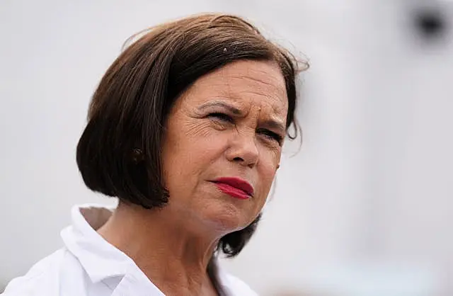 Sinn Fein President Mary Lou McDonald