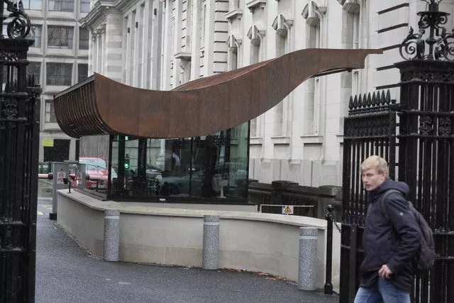 Leinster House security hut