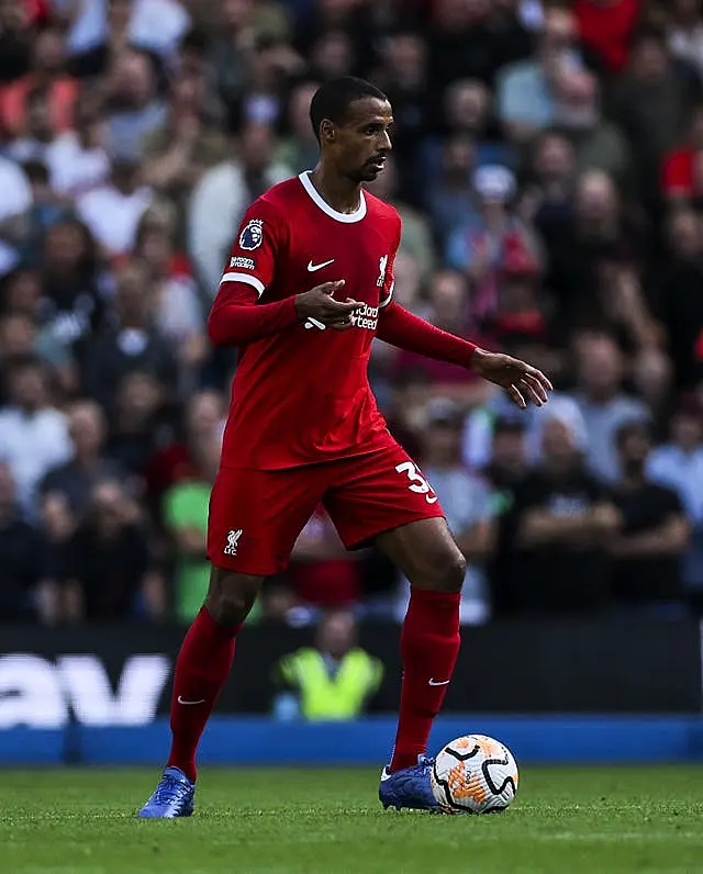 Joel Matip is out for the foreseeable future