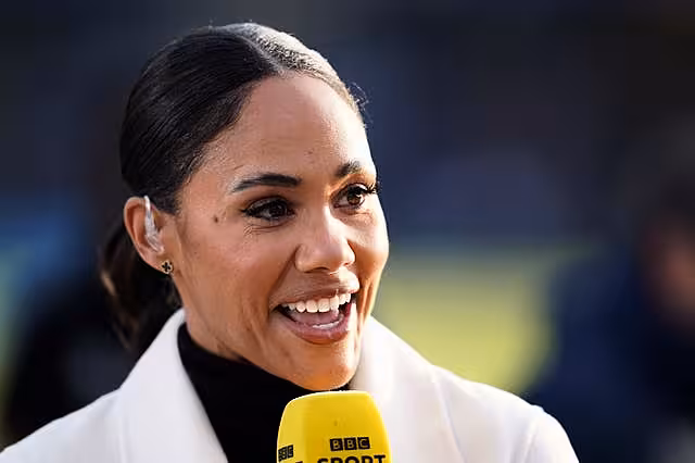Former footballer turned sports presenter Alex Scott (John Walton/PA)