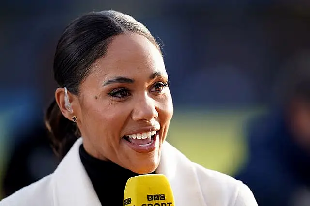 Former footballer turned sports presenter Alex Scott (John Walton/PA)