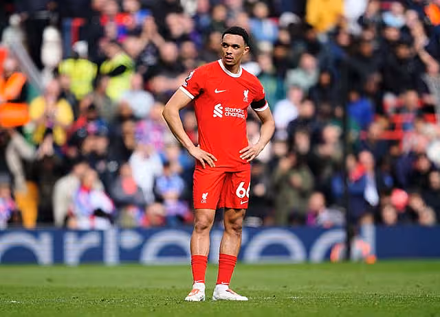 Trent Alexander-Arnold came on in the second half