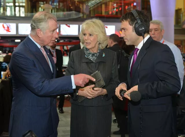 Royal visit to broadcasters