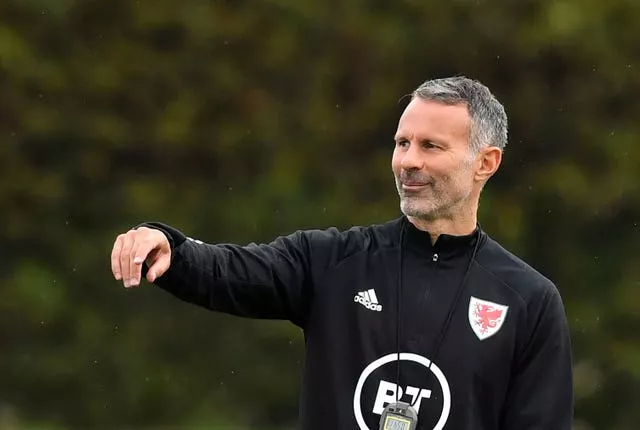 Ryan Giggs during his spell as Wales boss (Ben Birchall/PA)