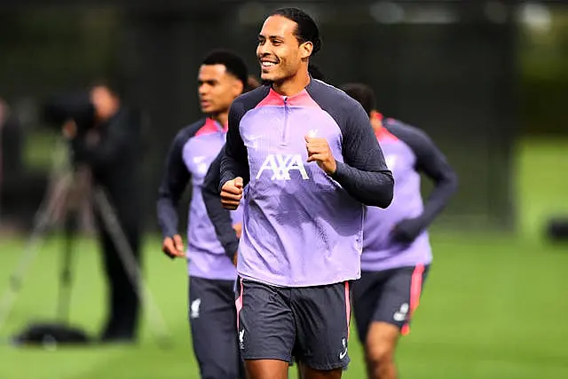 Virgil van Dijk could return to action in the Europa League