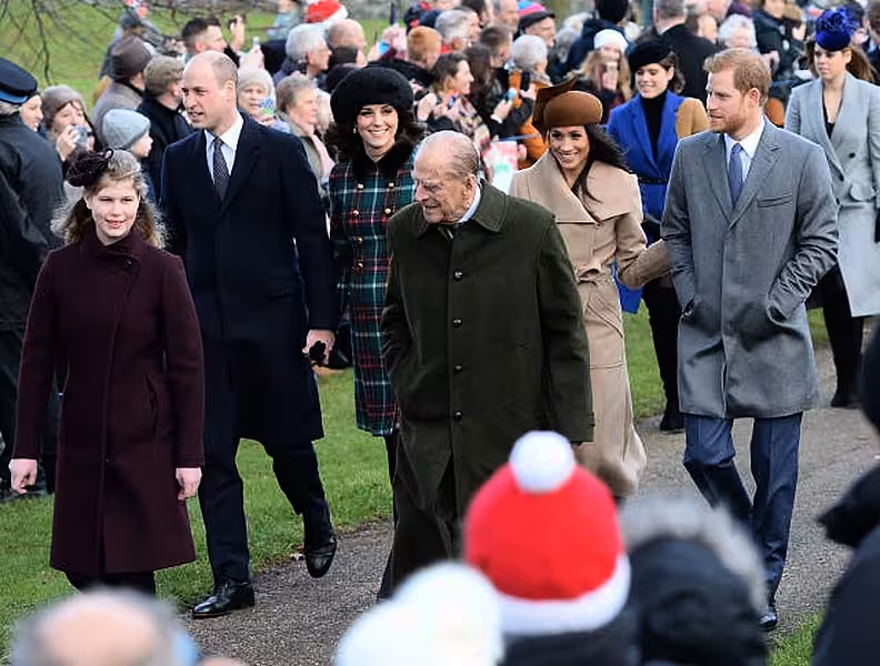 Royals attends Christmas Day Church service