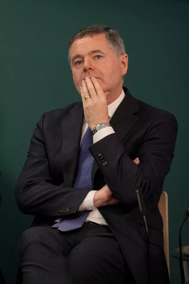 Minister for Public Expenditure Paschal Donohoe looking pensive