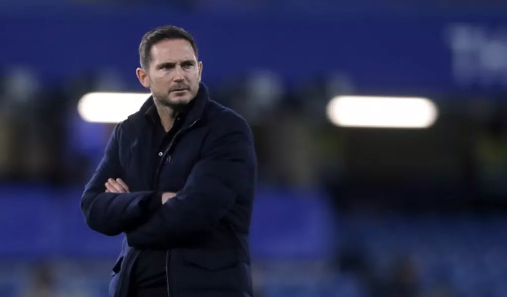 Frank Lampard on the touchline