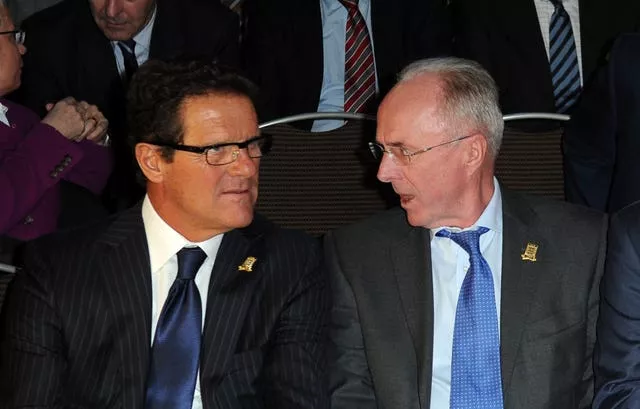 Fabio Capello and Sven Goran Eriksson