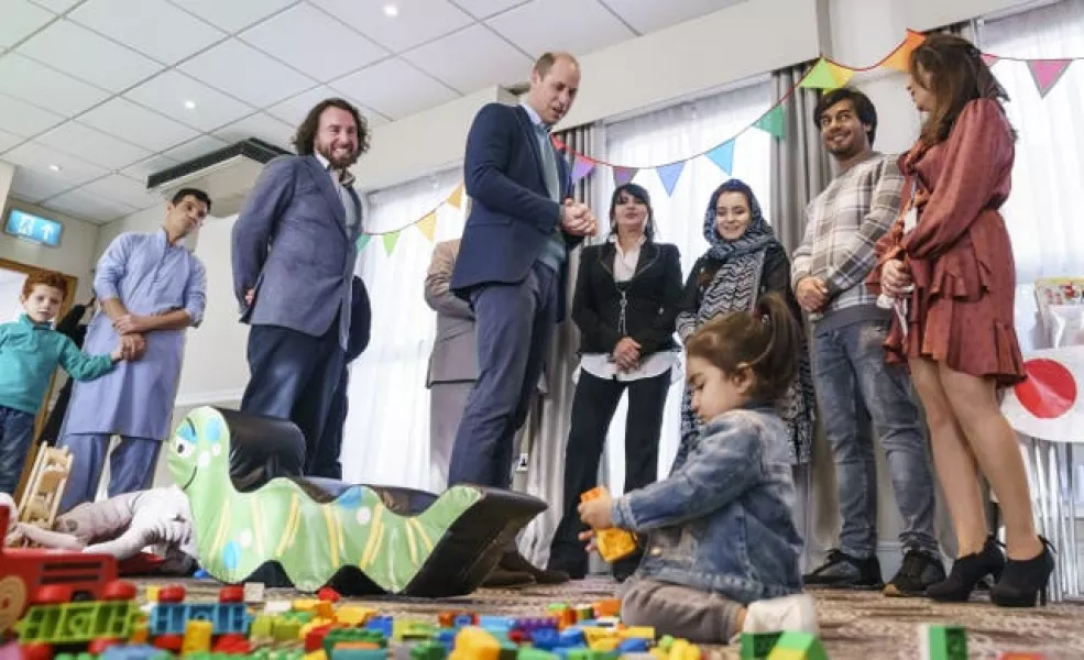 The Duke of Cambridge visits Leeds