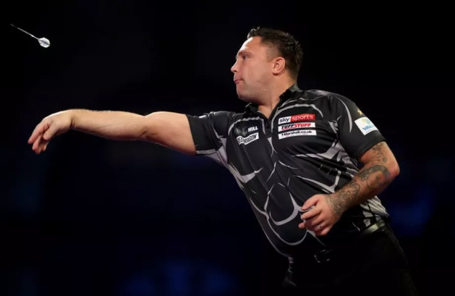 Gerwyn Price is scheduled to be in action on Wednesday 
