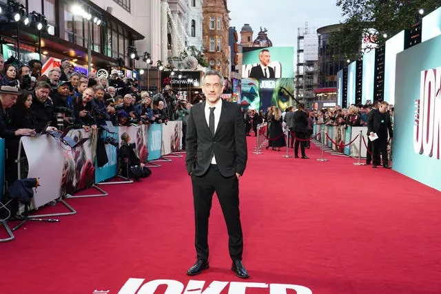 Todd Phillips on the red carpet at the Joker: Folie A Deux UK premiere