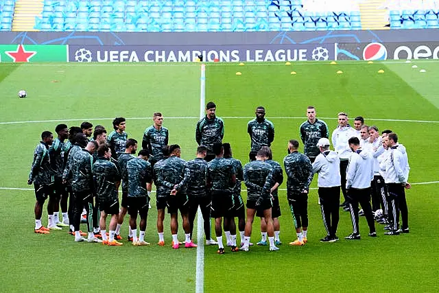 Real Madrid training session