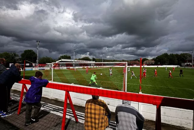 Ashton United's Hurst Cross Stadium