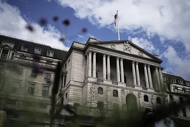 A general view of the Bank of England in London