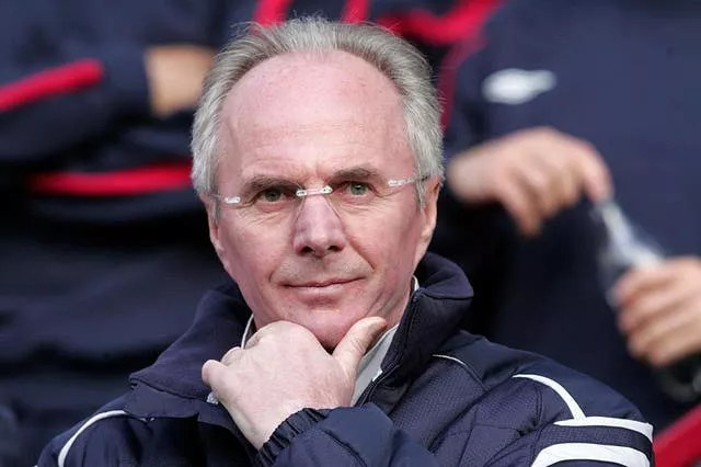 Eriksson's last managerial job was with the Philippines' national team (Martin Rickett/PA)