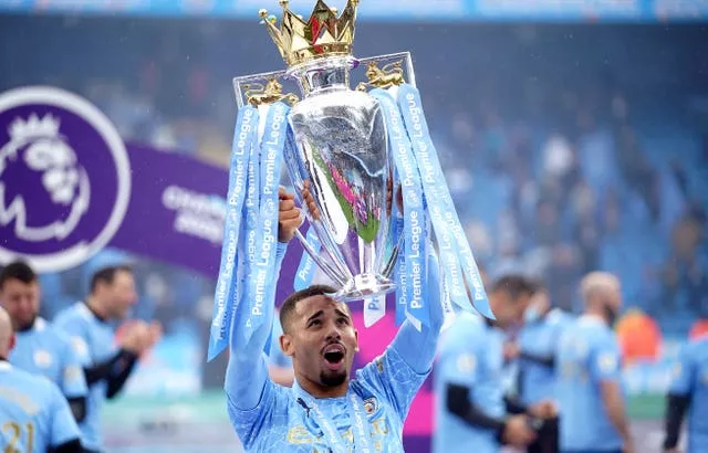 Gabriel Jesus won four Premier League titles at Manchester City before moving to Arsenal.