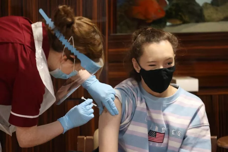 Staff at Bradley Manor receive the vaccine 